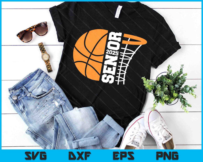 Senior Basketball 2025 Basketball Game Day SVG PNG Digital Printable Files