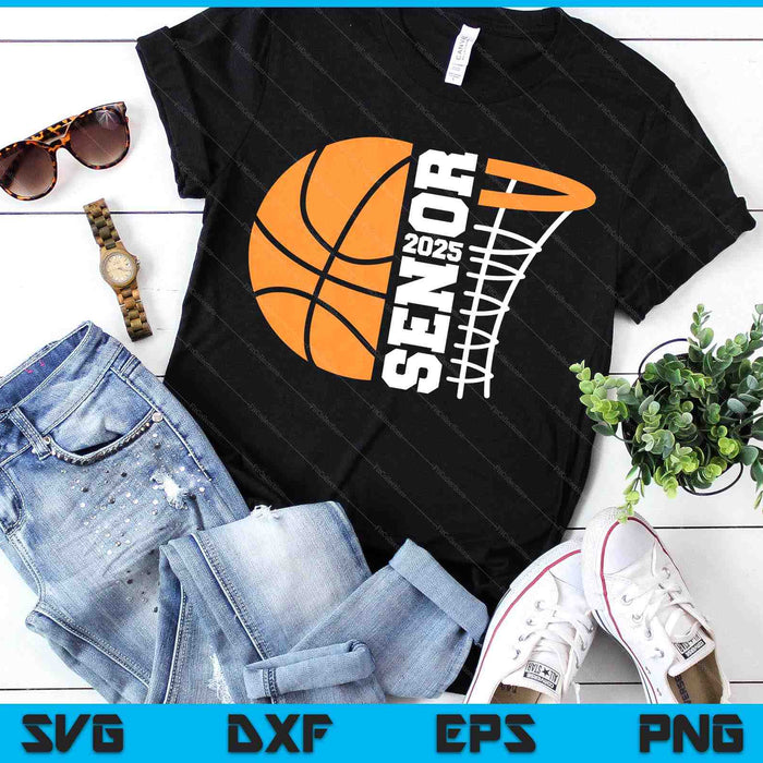 Senior Basketball 2025 Basketball Game Day SVG PNG Digital Printable Files