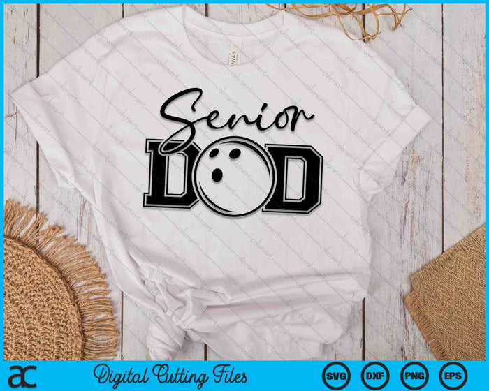 Senior Bowling Dad SVG PNG Digital Printable Files