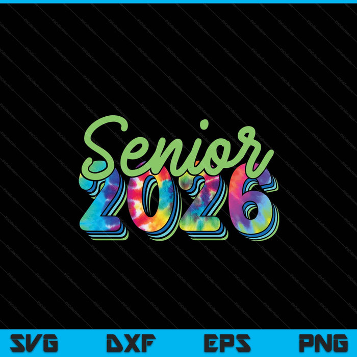 Senior Graduation Class of 2026 SVG PNG Digital Printable Files