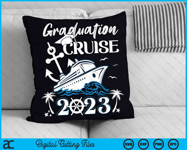 Senior afstudeerreis Cruise 2023 Ship Party SVG PNG digitale snijbestanden