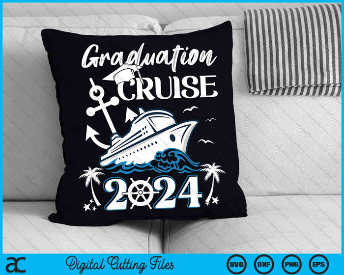 Senior afstudeerreis Cruise 2024 Ship Party SVG PNG digitale snijbestanden