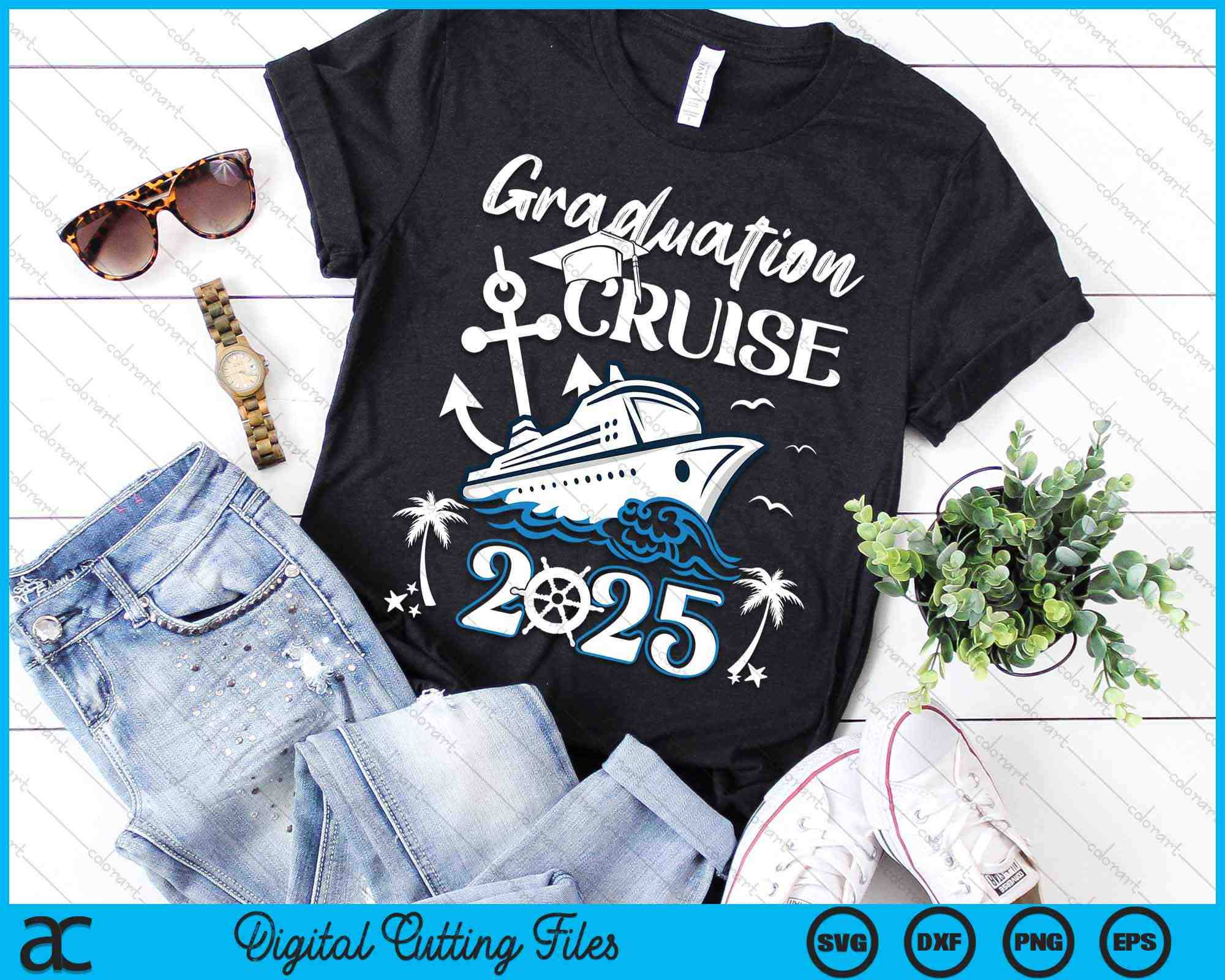 Senior Graduation Trip Cruise 2025 Ship Party SVG Files – creativeusarts