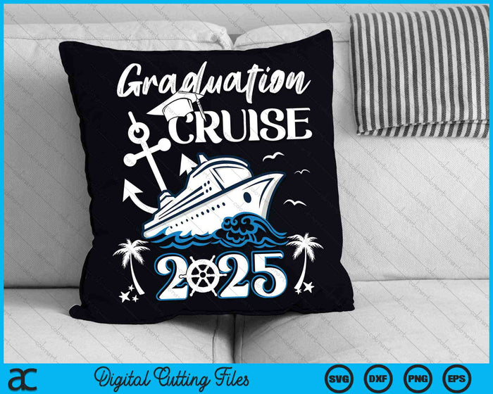 Senior afstudeerreis Cruise 2025 Ship Party SVG PNG digitale snijbestanden