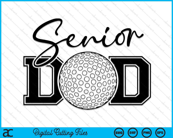 Senior Hockey Dad SVG PNG Digital Printable Files