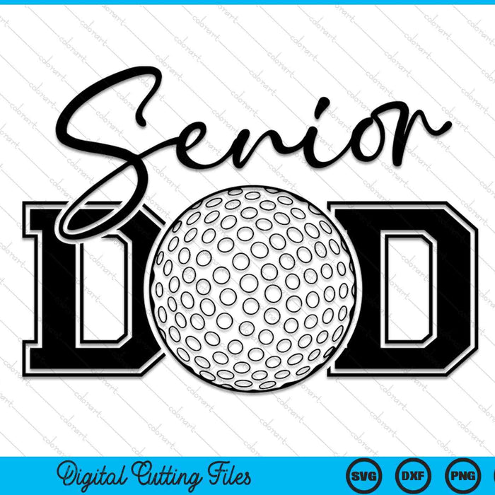 Senior hockey dad SVG cut file