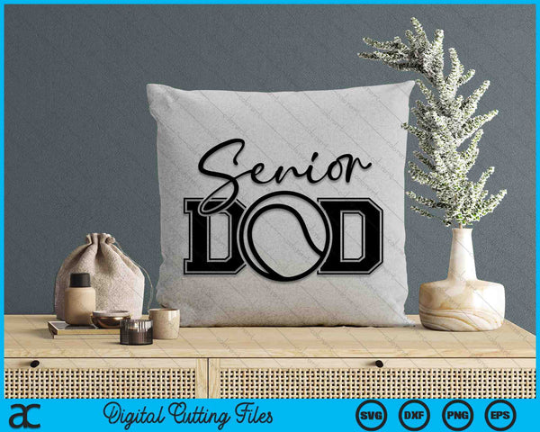 Senior Tennis Dad father's Day SVG PNG Digital Printable Files