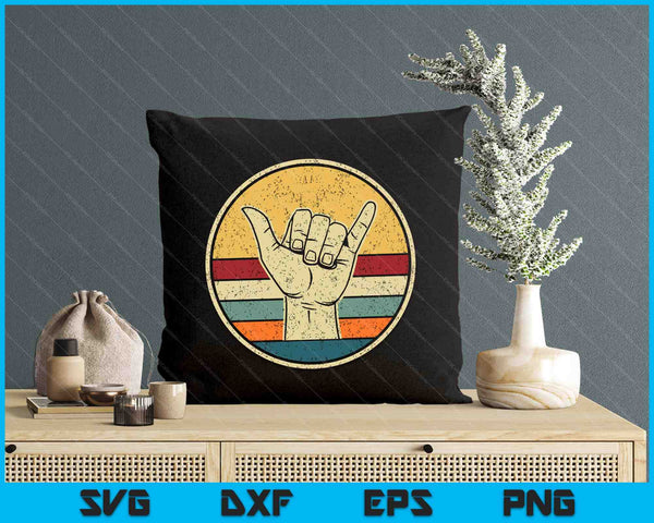 Shaka Surfing Beach Apparel Design Surfer Greeting Hand SVG PNG Digital Printable Files