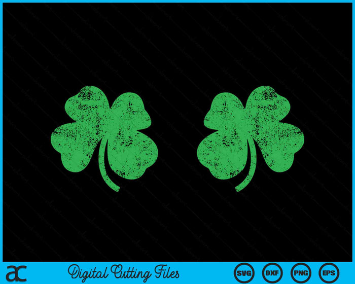 Shamrock Boobs Ierse St Patricks Day SVG PNG digitale afdrukbare bestanden