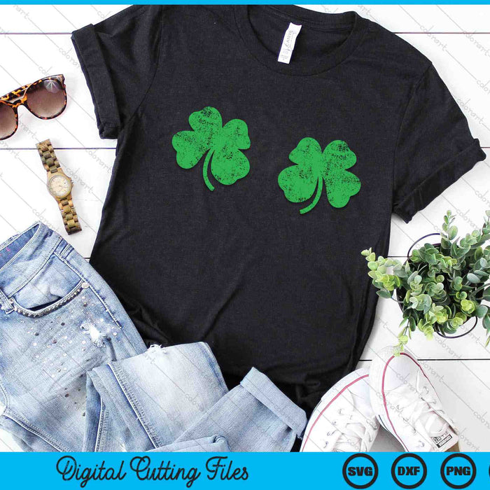 Shamrock Boobs Ierse St Patricks Day SVG PNG digitale afdrukbare bestanden