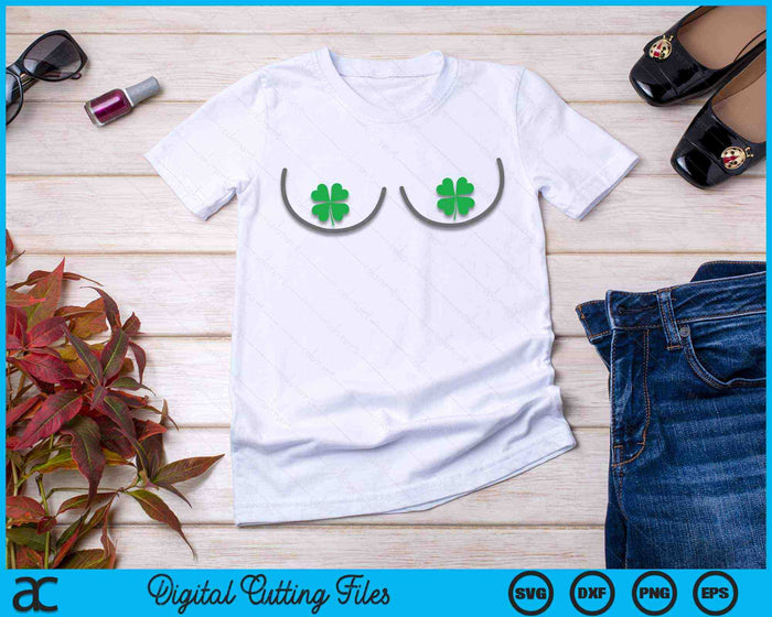 Shamrocks Boobs St Patricks Day SVG PNG digitale afdrukbare bestanden