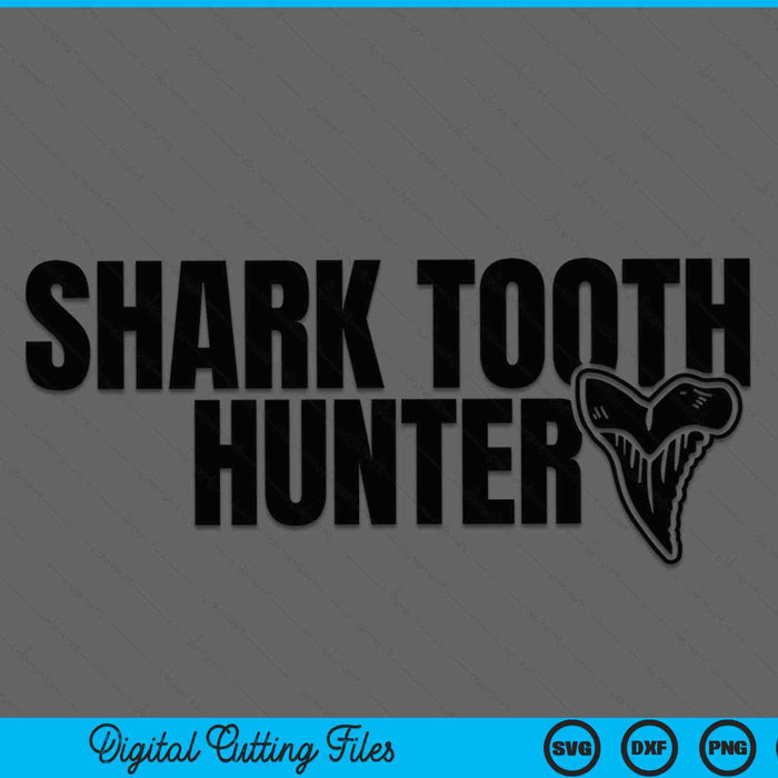 Haaientanden Hunter Shark paleontologie tand jacht SVG PNG digitale snijbestanden