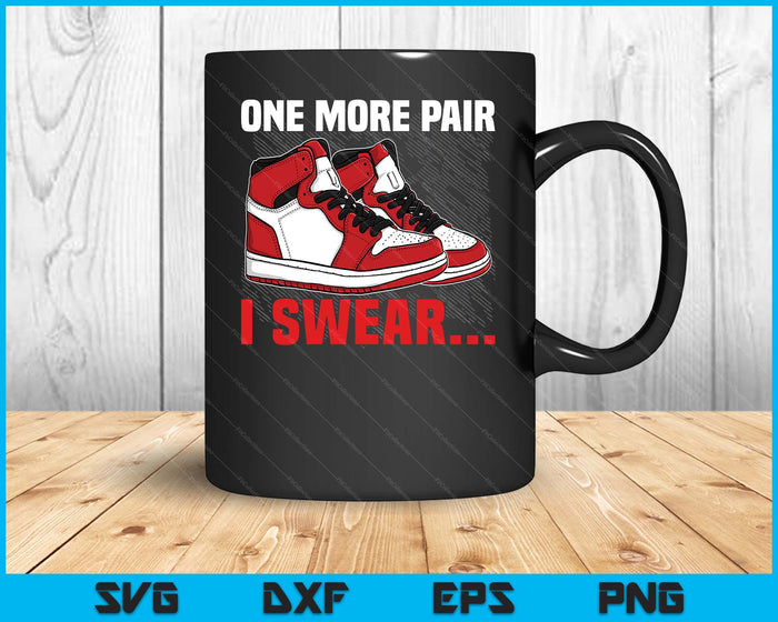 Schoenverzamelaar Sneakerhead schoenliefhebber Ik hou van sneakers SVG PNG digitale snijbestanden