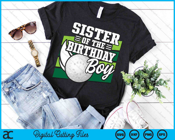 Sister Of The Birthday Boy Hockey Lover Birthday SVG PNG Digital Printable Files