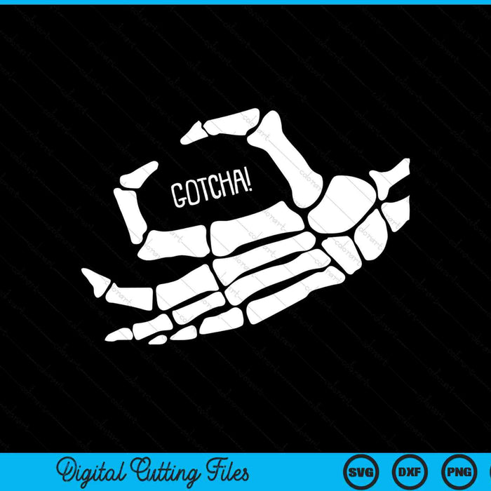 Skeleton Ok Hand Sign Lazy DIY Halloween Costume SVG PNG Digital Cutting Files