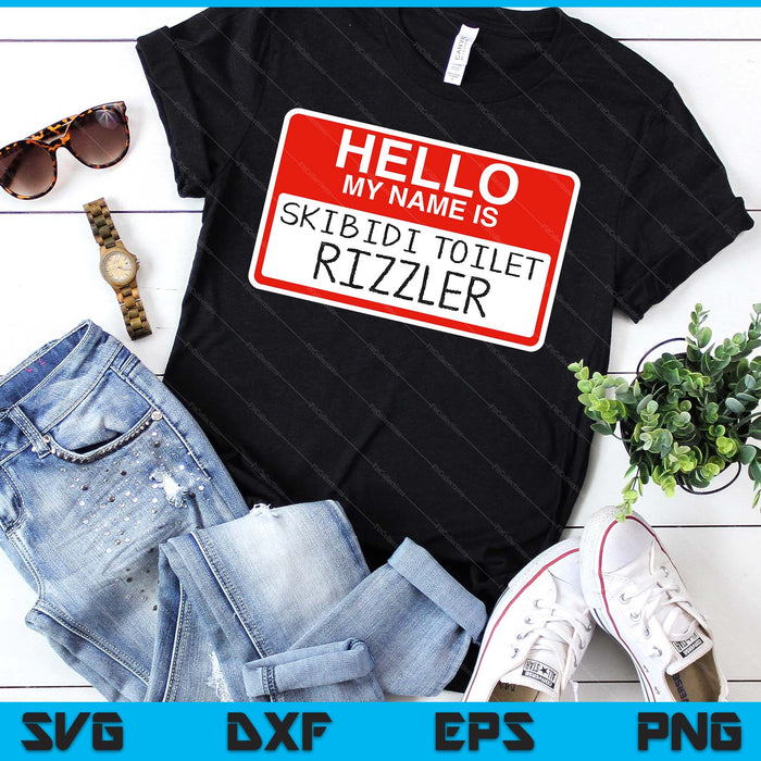 Skibidi Toilet Rizzler Rizz Funny Memes Internet Memes Gen Z SVG PNG Digital Printable Files