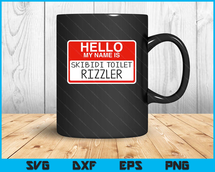 Skibidi Toilet Rizzler Rizz Funny Memes Internet Memes Gen Z SVG PNG Digital Printable Files