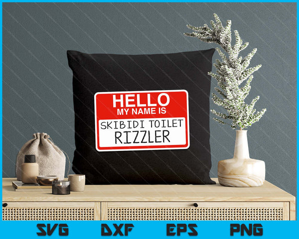 Skibidi Toilet Rizzler Rizz Funny Memes Internet Memes Gen Z SVG PNG Digital Printable Files