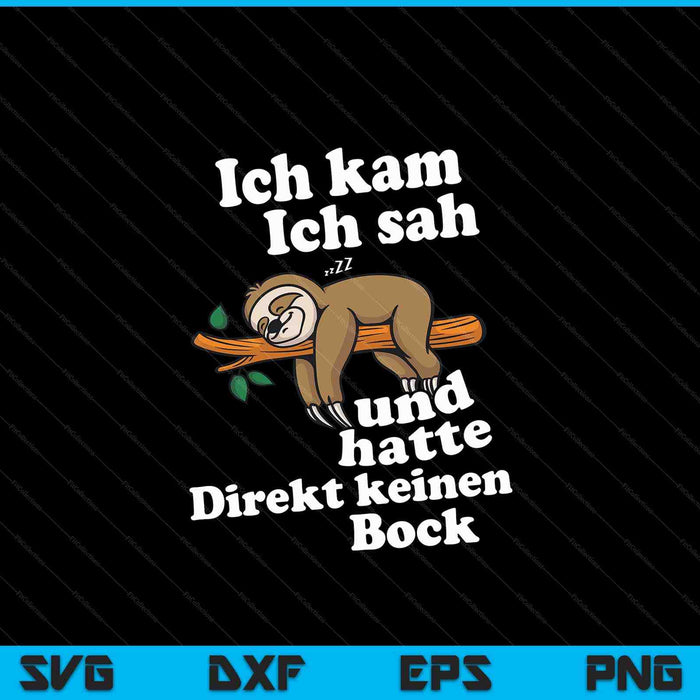 Sloth sloth office work colleague late sleeper SVG cut file