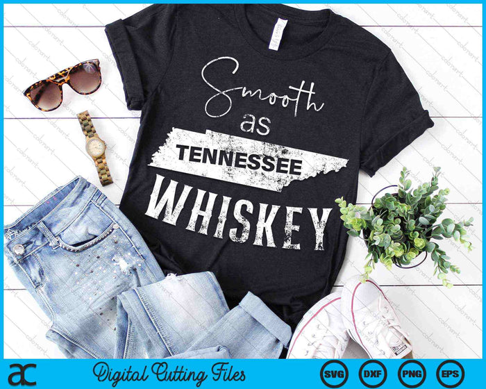 Suave como Tennessee Home Whiskey State SVG PNG Cortando archivos imprimibles