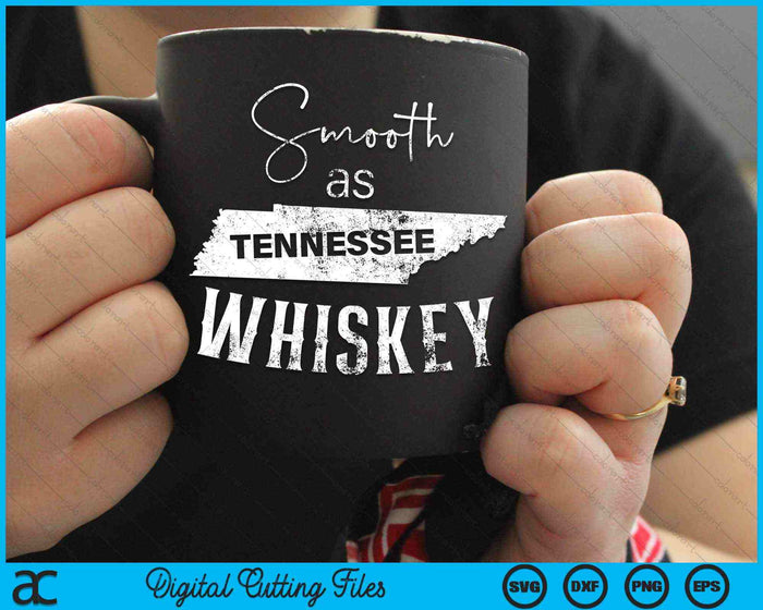 Suave como Tennessee Home Whiskey State SVG PNG Cortando archivos imprimibles