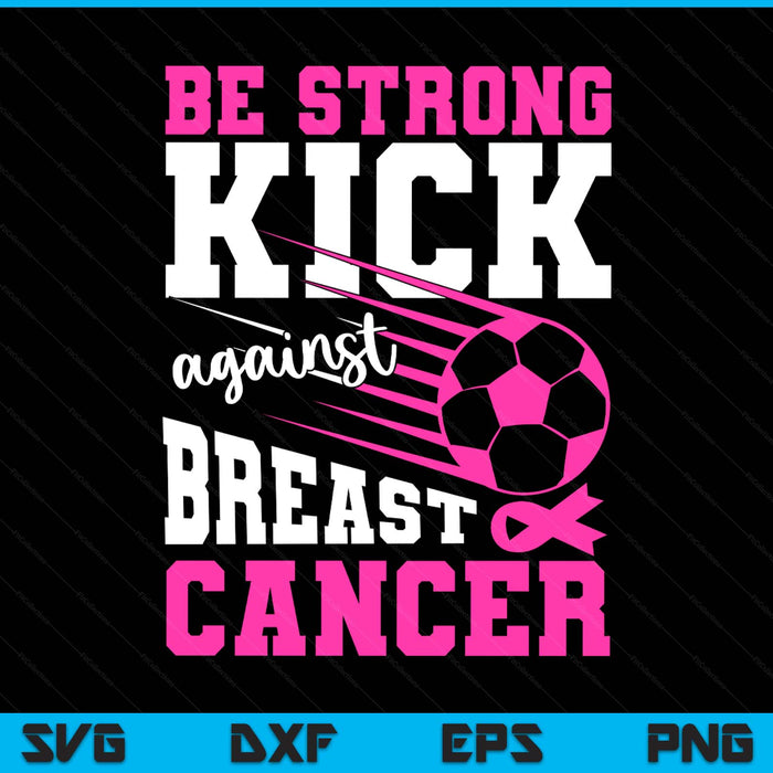 Soccer breast cancer awareness SVG cut file