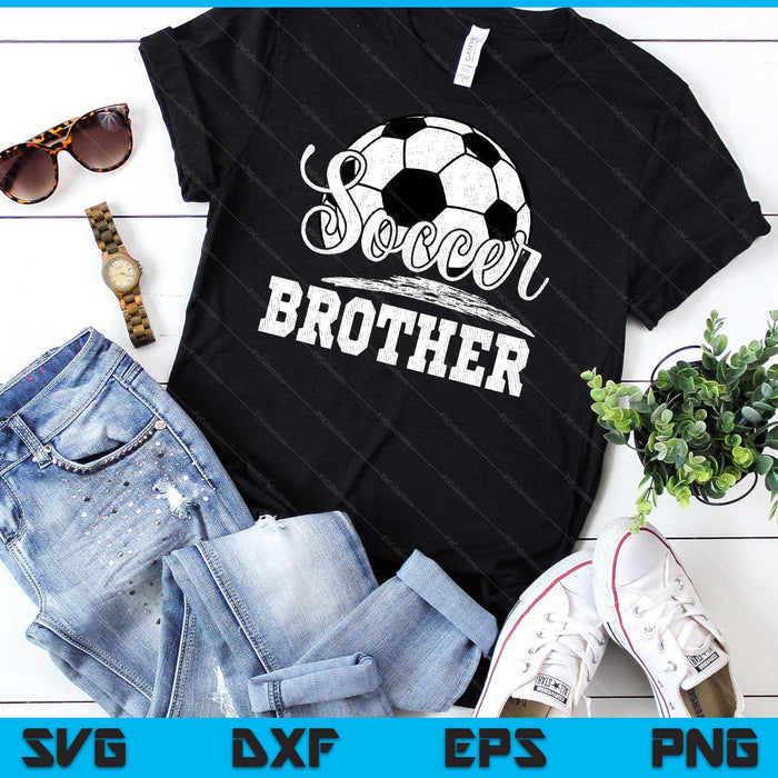 Soccer Brother Soccer Player Game Day SVG PNG Digital Cutting File