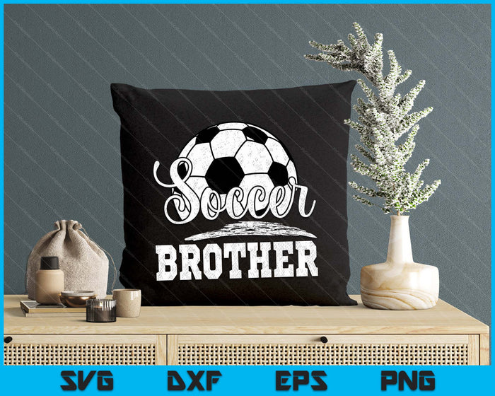 Soccer Brother Soccer Player Game Day SVG PNG Digital Cutting File