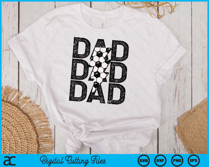 Soccer Dad Distressed Lightning Bolt SVG PNG Digital Printable Files