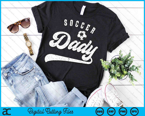 Soccer Dady SVG PNG Digital Cutting Files