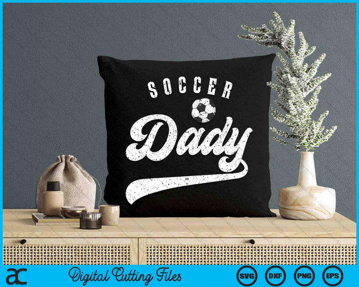 Soccer Dady SVG PNG Digital Cutting Files