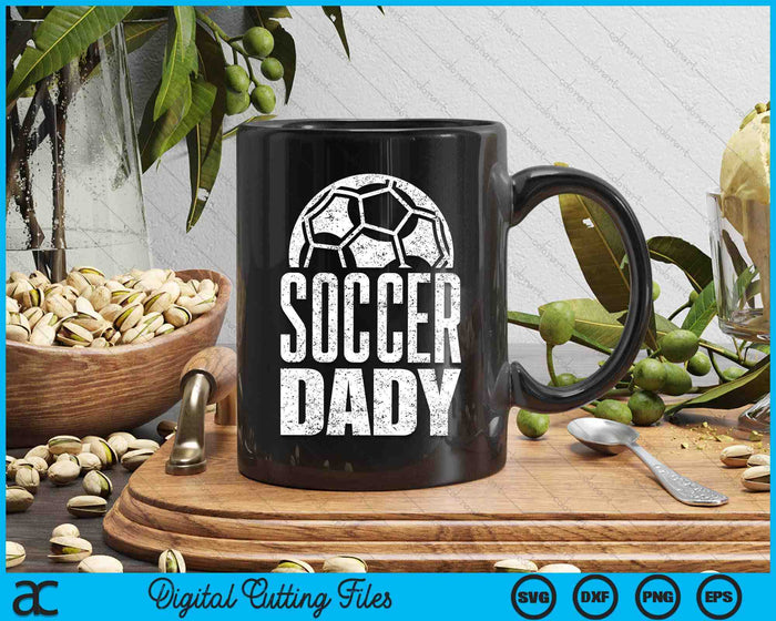 Soccer Dady Player Father's Day SVG PNG Digital Cutting Files