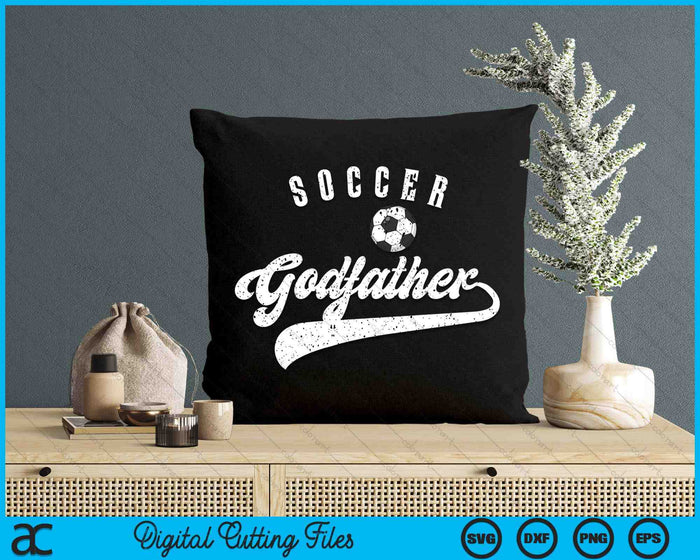 Soccer Godfather SVG PNG Digital Cutting Files