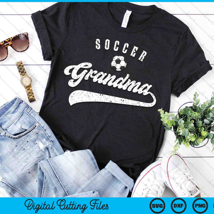 Soccer Grandma SVG PNG Digital Cutting Files