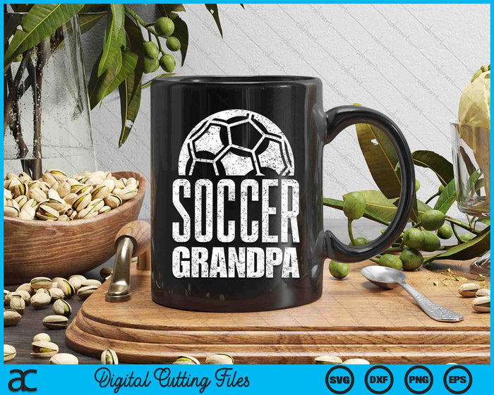 Soccer Grandpa Player Father's Day SVG PNG Digital Cutting Files