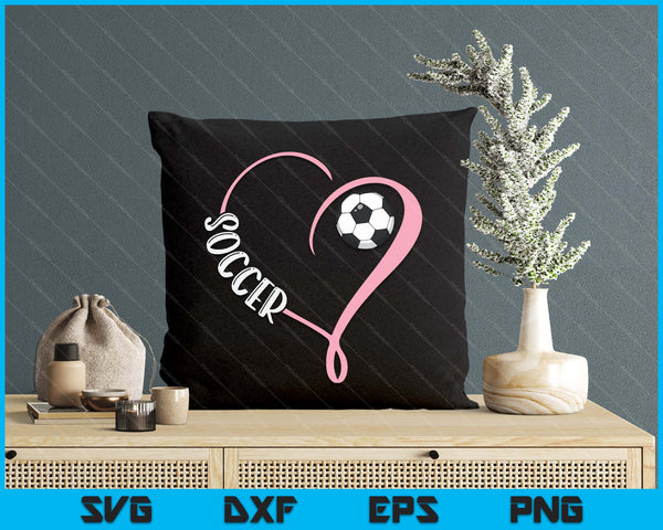 Soccer Ladies Valentine's Day Soccer Lover SVG PNG Digital Printable Files