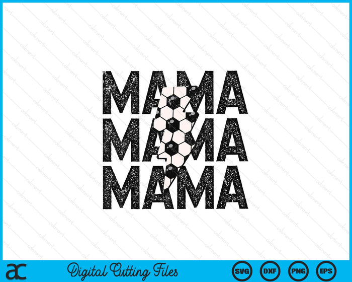 Soccer Mama Distressed Lightning Bolt SVG PNG Digital Printable Files