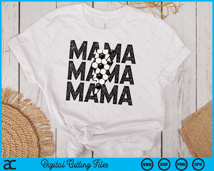 Soccer Mama Distressed Lightning Bolt SVG PNG Digital Printable Files