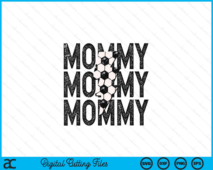 Soccer Mommy Distressed Lightning Bolt SVG PNG Digital Printable Files