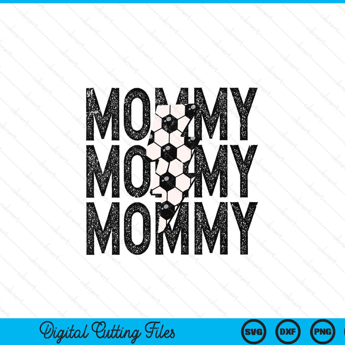 Soccer mommy distressed lightning bolt SVG cut file