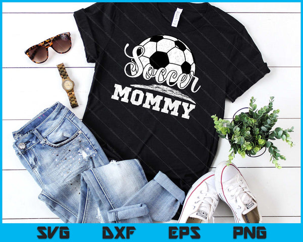 Soccer Mommy Soccer Player Game Day Mother's Day SVG PNG Digital Cutting File