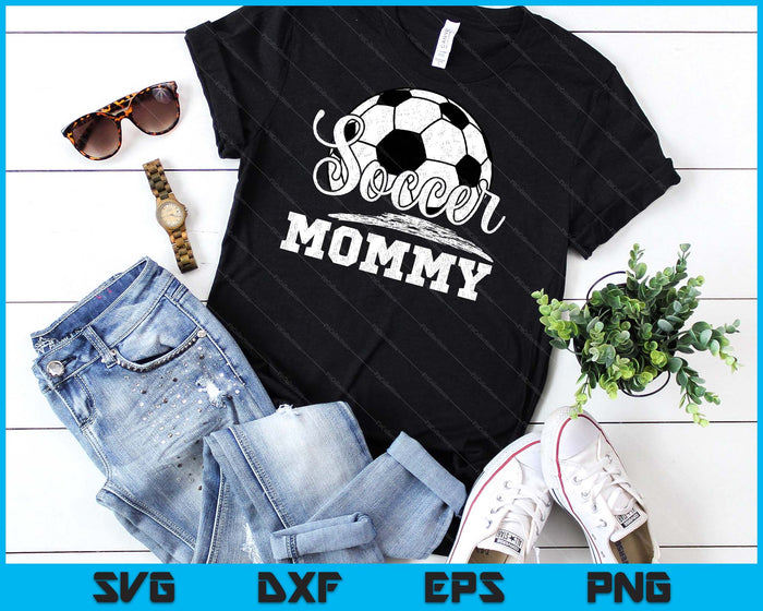 Soccer Mommy Soccer Player Game Day Mother's Day SVG PNG Digital Cutting File