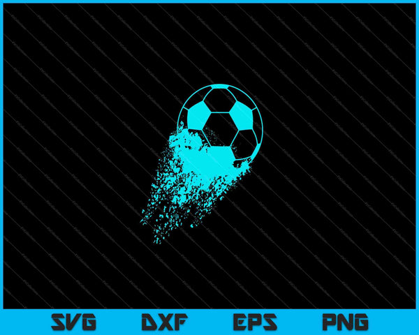 Jugador de fútbol Deportes Vintage Hombres Niños Fútbol SVG PNG Cortar archivos imprimibles