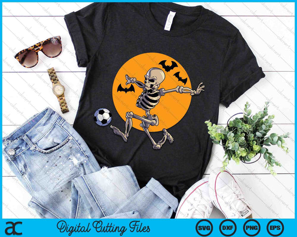 Soccer Skeleton Halloween Costume Soccer Player SVG PNG Digital Cutting Files