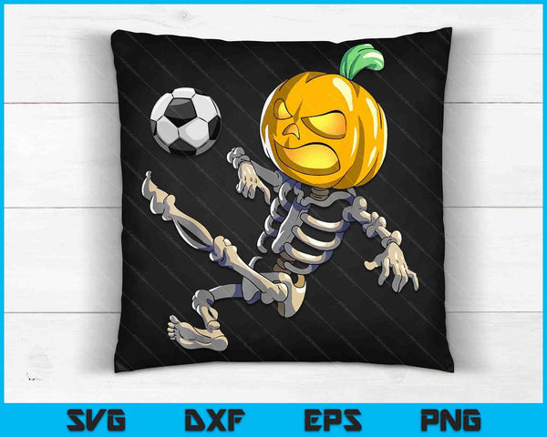 Soccer Skeleton Halloween Men Boys Soccer Halloween SVG PNG Digital Cutting Files