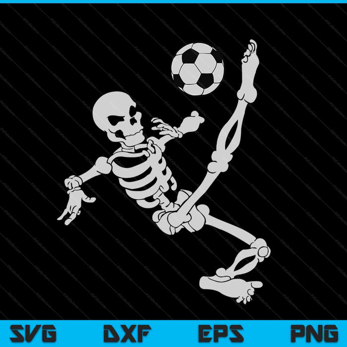 Soccer Skeleton Halloween Soccer Player Halloween SVG PNG Digital Cutting Files
