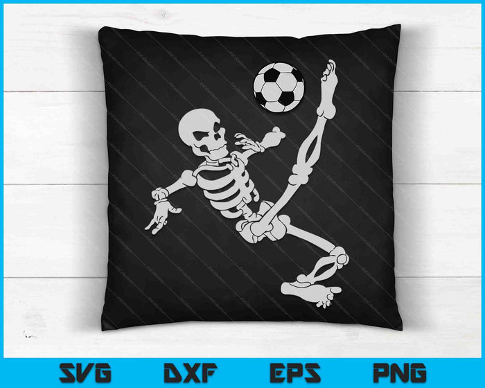 Soccer Skeleton Halloween Soccer Player Halloween SVG PNG Digital Cutting Files