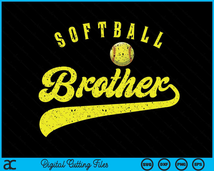 Softball Brother SVG PNG Digital Printable Files