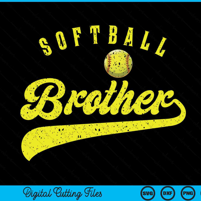 Softball brother SVG cut file