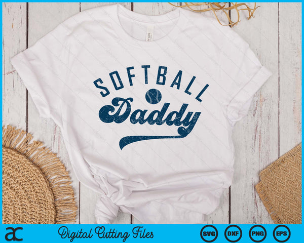 Softball Daddy Gifts Daddy Father's Day SVG PNG Digital Printable Files